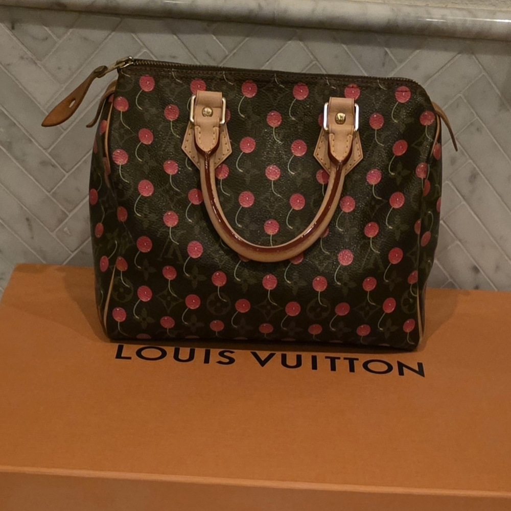 Louis Vuitton Takashi Murakami Cherry🍒🍒🍒 Speedy25 - Picture 3 of 15